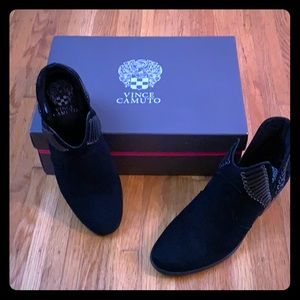 Vince Camuto Black Suede Booties